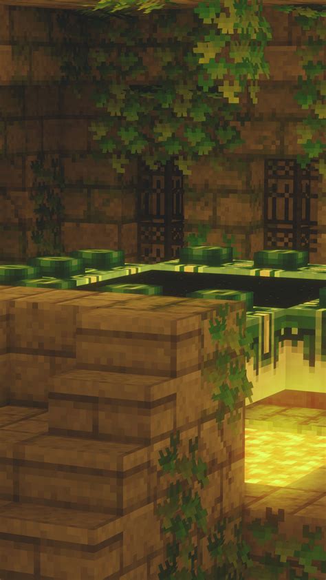 Don't hesitate, this livewallpaper will make your gadget's screen much. cave/stronghold/silverfish phone wallpapers... - Minecraft Aesthetic