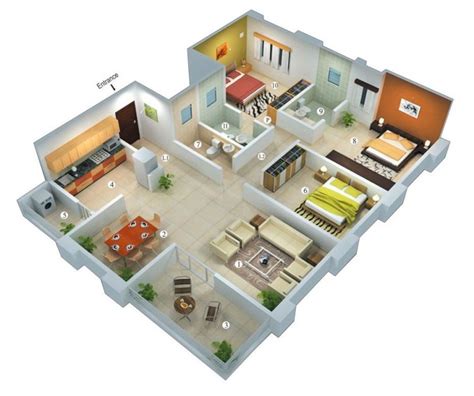 Pada waktu sekarang ini rumah dengan type 36 merupakan salah satu desain rumah anda bisa membuat 3 kamar tidur, 2 kamar mandi, ruang makan dan dapur yang menyatu, ruang tamu dan ruang keluarga. Denah Rumah Type 45 - Rumah Impian