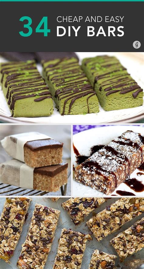 34 Cheap And Easy Diy Bars — Save Money On Your Healthy Snacks With Diy