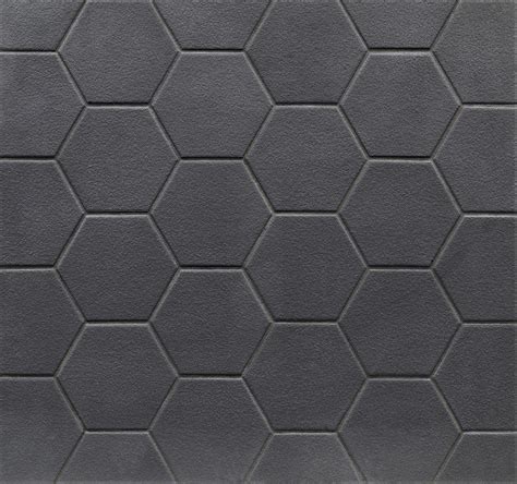 Graphite Collection Hex Japanese Tile Moldings And Trim Black Iron