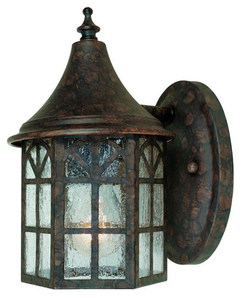 Wrought Iron 1 Light Outdoor Wall Sconces From The Manchester