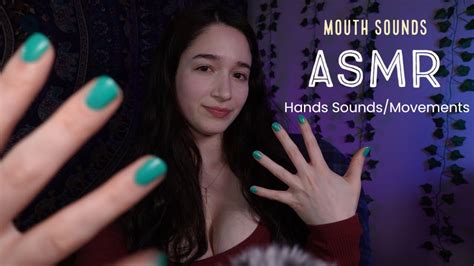 ASMR Tingly Hand Sounds Movements And Mouth Sounds For You Layered