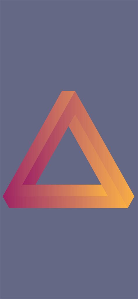 1242x2688 Penrose Triangle Iphone Xs Max Hd 4k Wallpapers Images