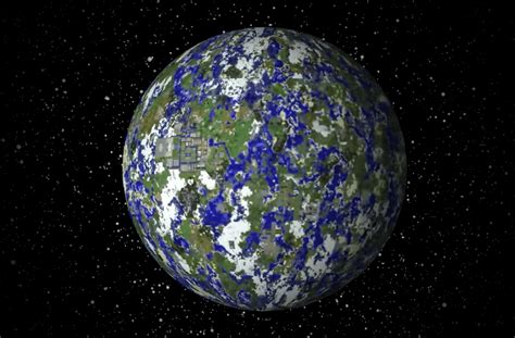 What The Minecraft Planet Should Look Like If Being Scientifically