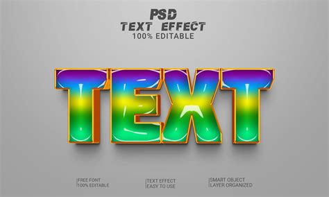 Text 3d Text Effect Editable Psd File Graphic By Imamul0 · Creative Fabrica