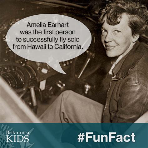 Amelia Earhart Amelia Earhart Britannica Fun Facts