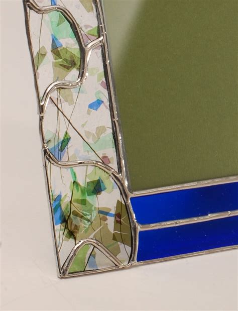 Items Similar To 4 X 6 Stained Glass Picture Frame On Etsy Stained Glass Glass Picture Frames
