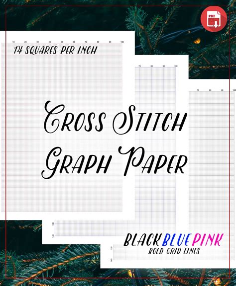 Cross Stitch Graph Paper Cross Stitch Grid Paper 8 12 X 11 Etsy