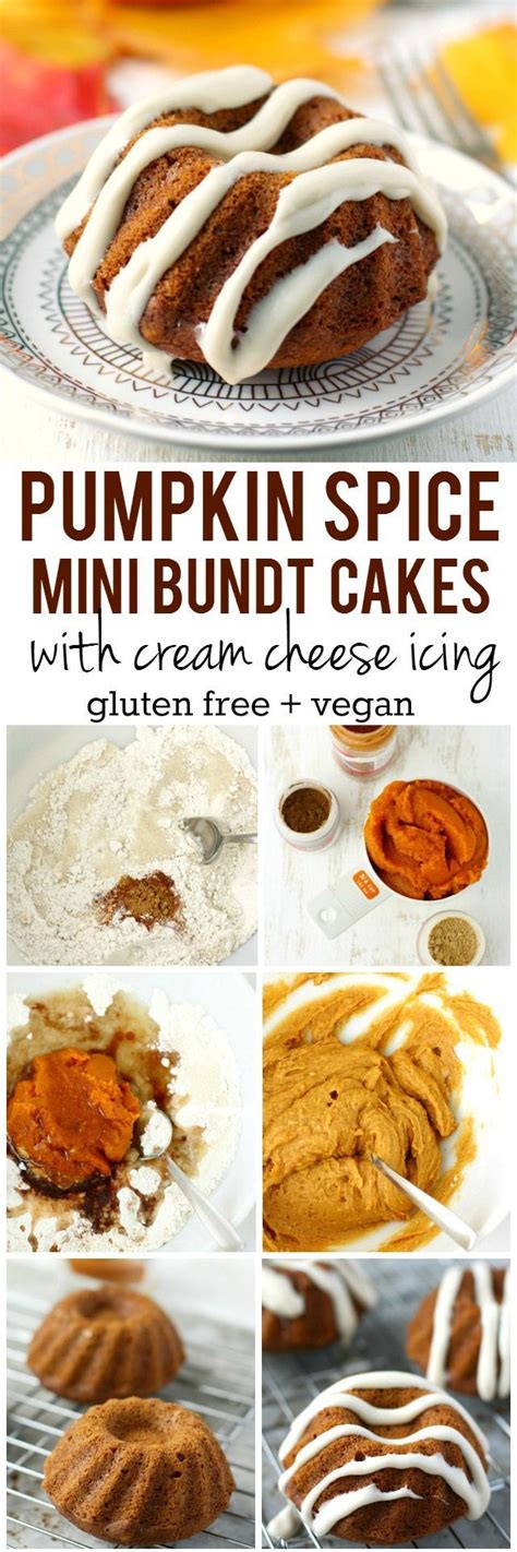 And you can make a bundt cake to please just about any type of. Pumpkin Spice Mini Bundt Cakes with Cream Cheese Glaze ...