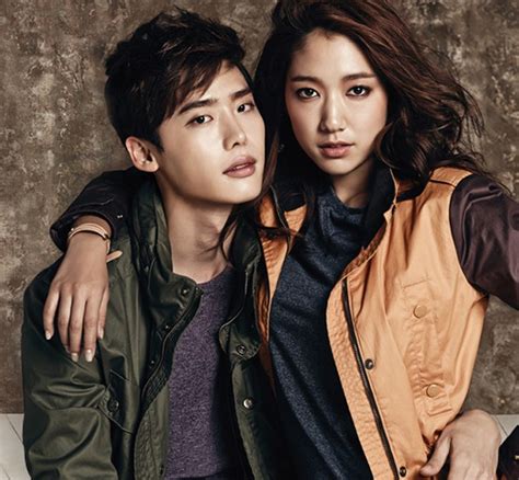 lee jong suk and park shin hye transform into a hot couple for jambangee s f w 2013 collection