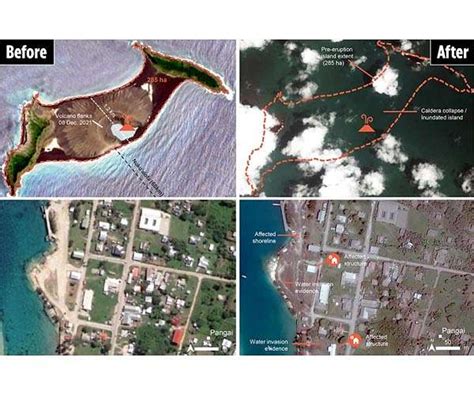 Images Reveal Devastation In Tsunami Hit Tonga