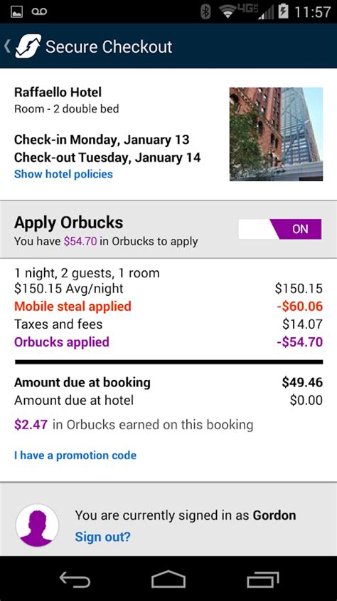 Orbitz Flights Hotels Cars Screenshot