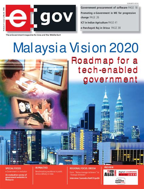 Mahathir bin mohamad in february 28, 1991. Malaysia Vision 2020 Roadmap for A Tech-enabled Government ...
