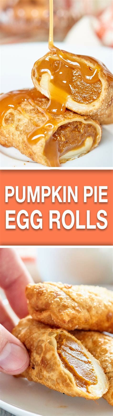 So what do you do with all those eggs, well cook with them of course. Pumpkin Pie Egg Rolls | Recipe | Pumpkin recipes, Food ...