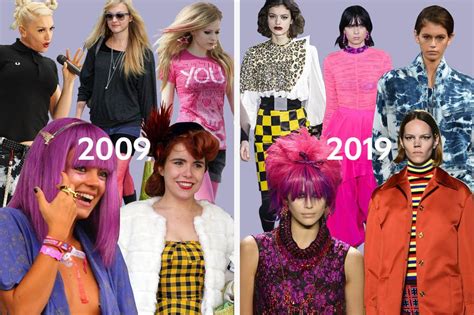 Flipboard Proof That Fashion Trends Come Back Every Decade 2009 Vs 2019