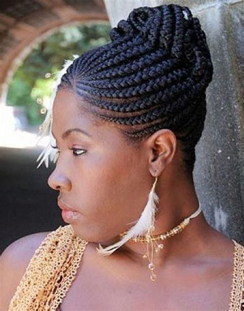 African American Braid Updo Hairstyles Africanhairstyles Braided Hairstyles Updo Hair Styles