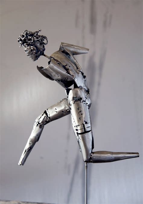 Human Steel Scrap Sculptures By Jordi Diez Fernandez