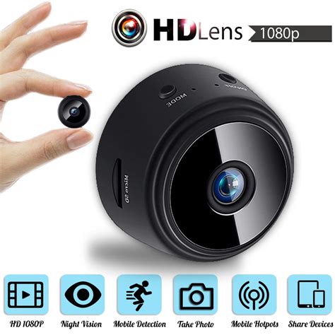 Mini Spy Camera 1080P HD Wireless Hidden WiFi Cameras Home Security