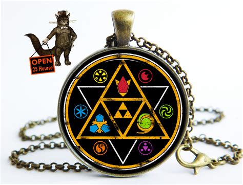 Zelda Necklace Zelda Jewelry Zelda Pendant Zelda Accessory Etsy