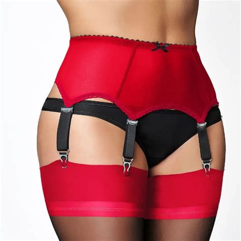 six strap shaper garter belt mesh garter belt straps stockings lingerie garter belt sold