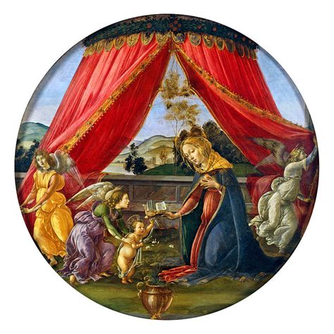 The Madonna Of The Pavilion Painting By Sandro Botticelli Pixels