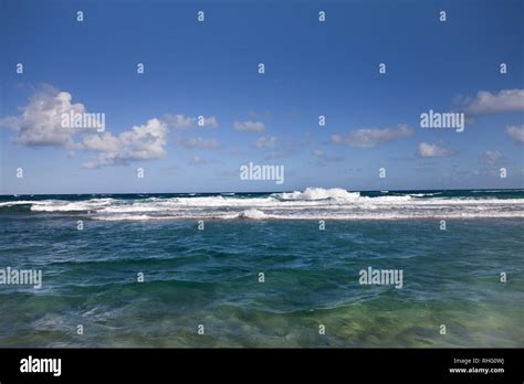 Atlantic Ocean Waves And Beaches In West Palm Beach Fl Stock Photo Alamy