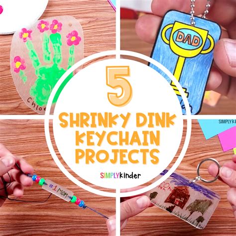 Five Shrinky Dinks Keychain Projects Simply Kinder