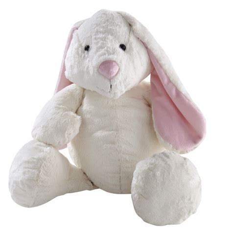 Peluche Bianco E Rosa A Forma Di Coniglio Bunny Maisons Du Monde