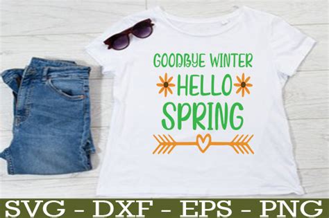 Goodbye Winter Hello Spring Graphic By Thesvgfactory · Creative Fabrica