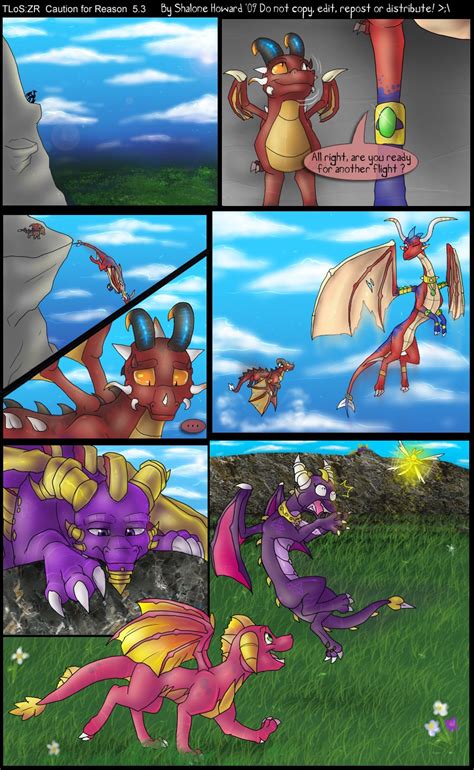 Caution For Reason Pg3 By Shalonesk On Deviantart Spyro And Cynder Spyro The Dragon Dragon Comic