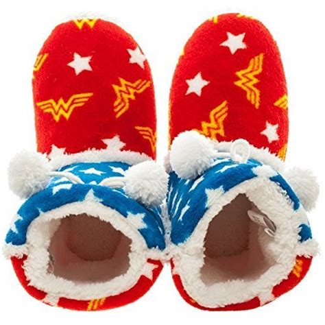 Dcs Wonder Woman Boot Slippers Walyou