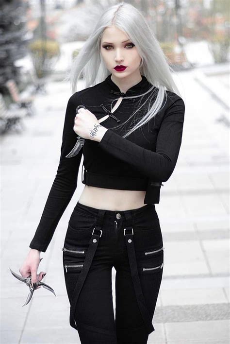 Pin By Jerald Saunders On Anastasia E Gökçek Hot Goth Girls Fashion Glamour Fashion