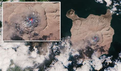 Taal volcano update tayo ng mamasyal sa laeuna de taal view must watch. Taal volcano update: Satellite image reveals bright red ...