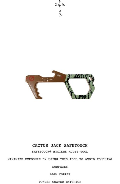 Travis Scott Cactus Jack Safetouch Tool Grailed