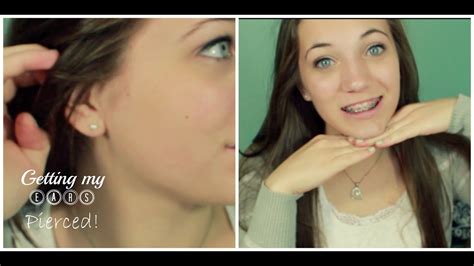 Getting My Ears Pierced Beautylover9810 Youtube