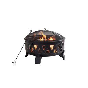 On the other hand, brick patios and. Style Selections Wood-Burning Round Fire Pit - 30-in ...