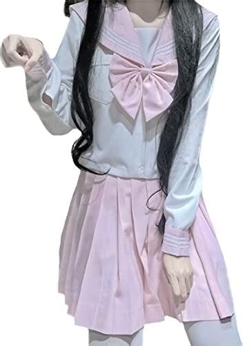 Himifashion Womens Japanese Sailor Suit Teen Girls School Uniform With