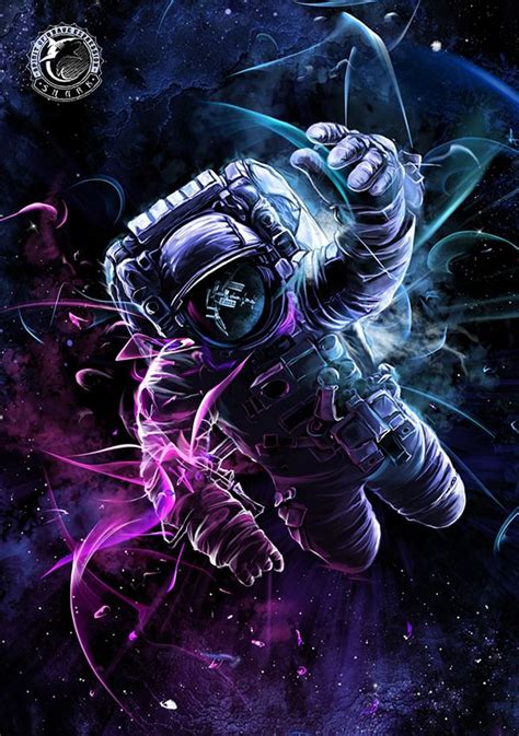 Galaxy On Behance Astronaut Wallpaper Space Artwork Wallpaper Space