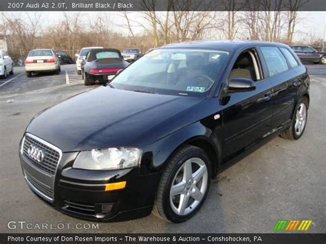 Gas mileage, engine, performance, warranty, equipment and more. Brilliant Black - 2007 Audi A3 2.0T - Black Interior ...