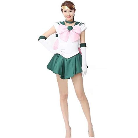 Ourcosplay Womens Sailor Moon Kino Makoto Cosplay Costume Women Xl
