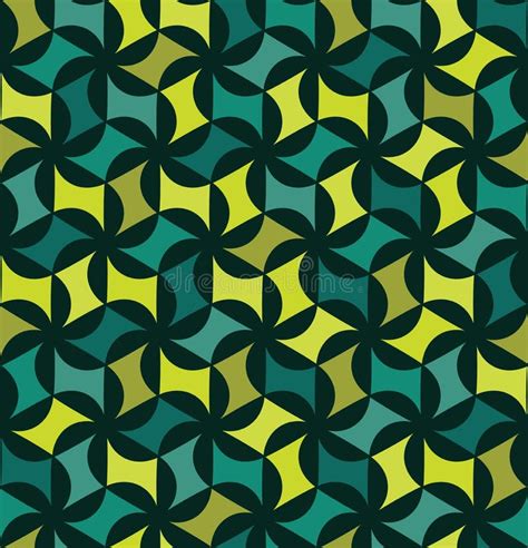 Vector Modern Seamless Colorful Geometry Floral Pattern Color Abstract