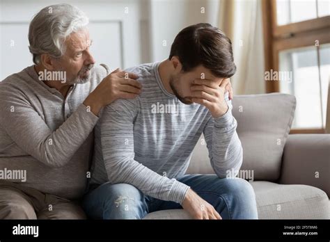 Adult Son Dad Sad Hi Res Stock Photography And Images Alamy