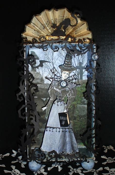 Hocus Pocus Witch Shadow Box SALE by pammaro on Etsy