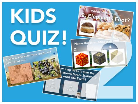 Kids Quiz 2 Teaching Resources