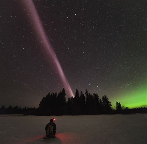 Eerie Skyglow Called Steve Isnt An Aurora Is Completely Unknown