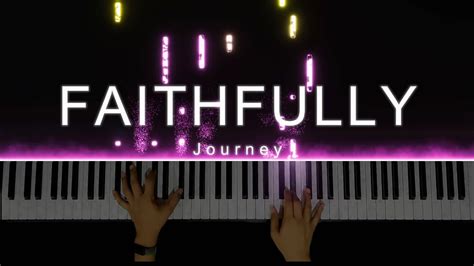 Faithfully Journey Instrumental Piano Tutorial By Angelo Magnaye