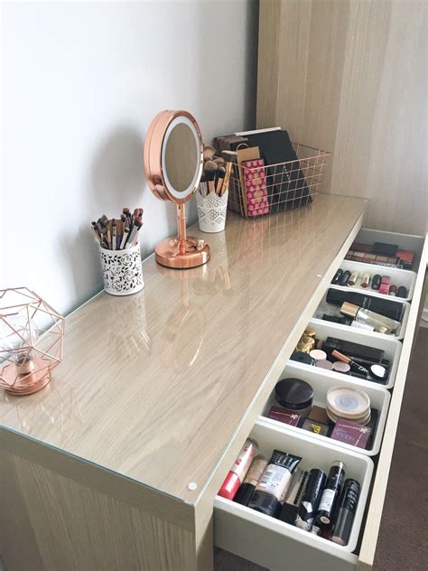 My Makeup Storage Featuring The Ikea Malm Dresser Being Chloe Ikea