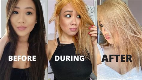 Bleaching My Hair At Home Part 2 Less Of A Disaster Youtube