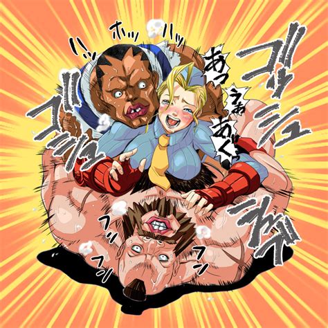 Cammy White Zangief And M Bison Street Fighter And More Drawn By Tsurumaku Danbooru