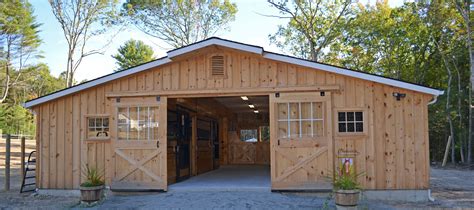 Low Profile Barns Custom Barns And Buildings The Carriage Shed